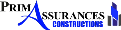 Déclinaison du logo de Primassurances Logo Primassurances Construction La Réunion